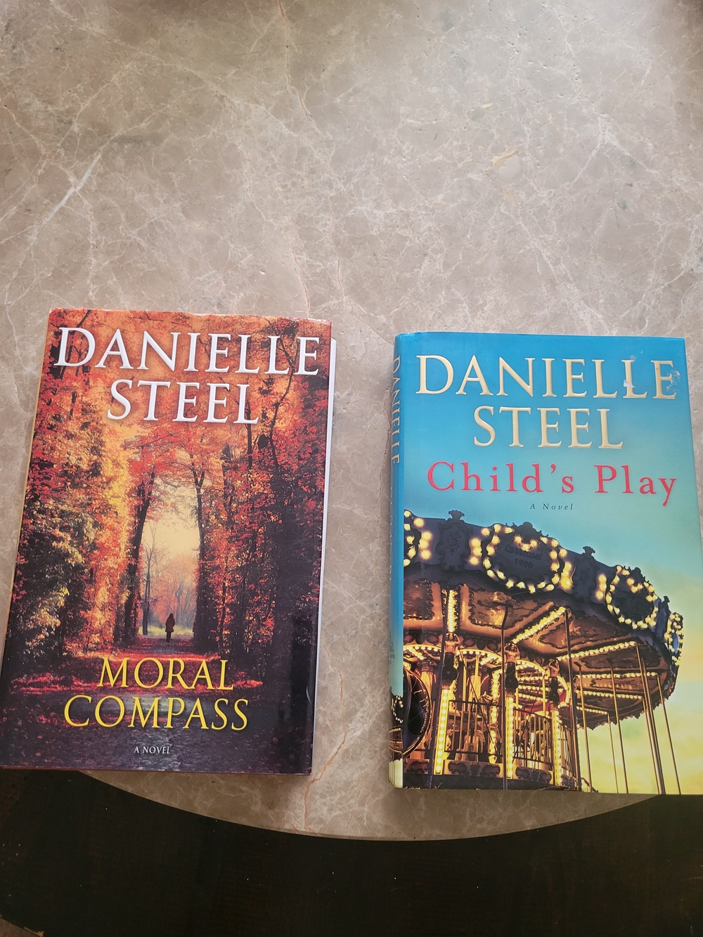 Danielle Steele "Child's Play" & Moral Compass Hardcover Books